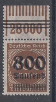 305 - Deutsches Reich Infla Nr. 305 OPD A b W OR 1'11'1 
