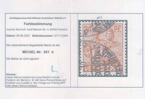 951 - Alliierte Besetzung Nr. 951 d 