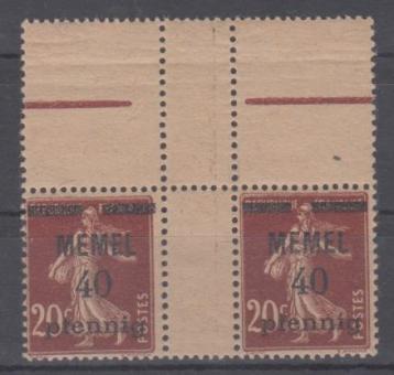 022 - Memel Nr. 22 ZW 