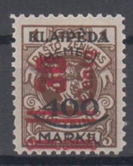232 - Memel Nr. 232 I 