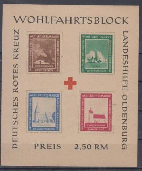 01 - Loklalausgaben Oldenburg Block 1 B 