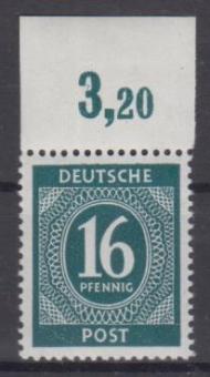 923 - Alliierte Besetzung Nr. 923 b OR P 