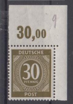928 - Alliierte Besetzung Nr. 928 b OR P ndgz 