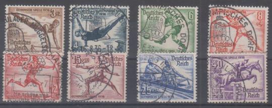 609 - Deutsches Reich Nr. 609 - 616 