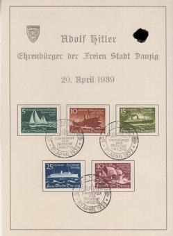 284 - Danzig Schiffe Nr. 284 - 288 