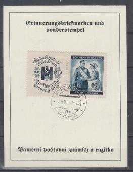 053 - Böhmen & Mähren Rotes Kreuz Nr. 53 + 54 Zf 