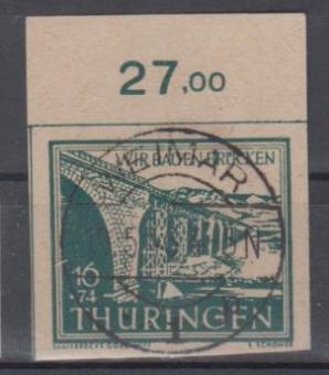 114 - SBZ Thüringen Nr. 114 y 