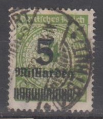 333 - Deutsches Reich Infla Nr. 333 P OPD B 