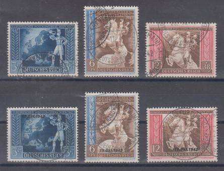 820 - Deutsches Reich Nr. 820 - 825 
