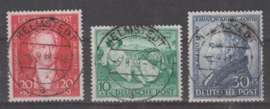 108 - Bizone Goethe Nr. 108 - 110 