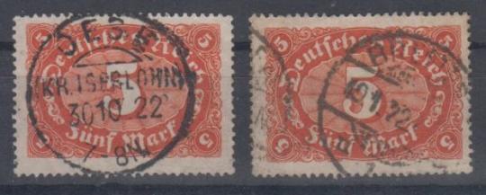 174 - Deutsches Reich Nr. 174 a + b 