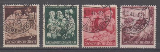 869 - Deutsches Reich Nr. 869 - 872 