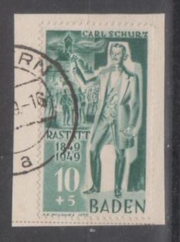 50 - Frz. Zone Baden Nr. 50 I 