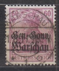 16 - Deutsche Post in Polen Nr. 16 a 