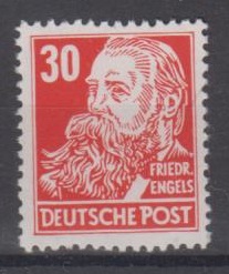 335 - DDR Köpfe 2 Nr. 335 va WZ 2XI 