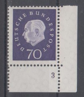0306 - Bund Heuss III Nr. 306 FN 3 