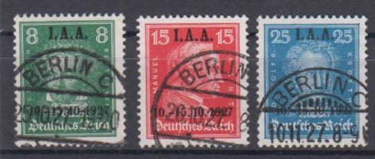 407 - Deutsches Reich IAA Nr. 407 - 409 