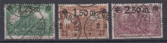116 - Deutsches Reich Infla Nr. 116 - 118 a 