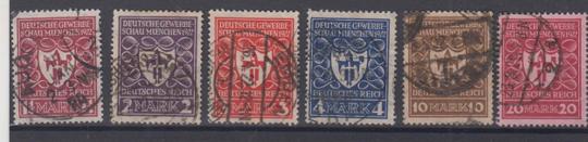 199 - Deutsches Reich Infla Nr. 199 - 204 