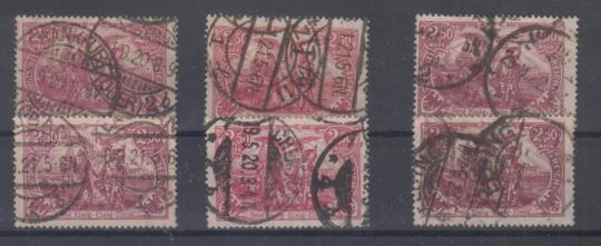 115 - Deutsches Reich Infla Nr. 115 a - f 