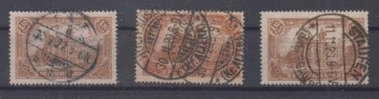 114 - Deutsches Reich Infla Nr. 114 a - c 