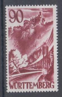 37 - Franz. Zone Württemberg Nr. 37 