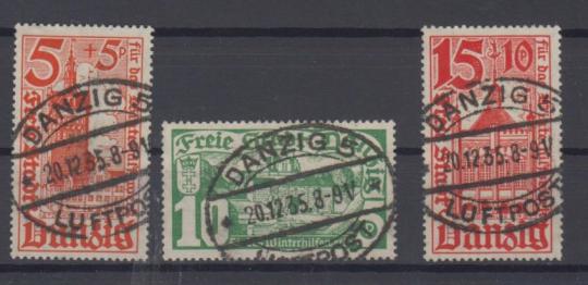 256 - Danzig Nr. 256-258 