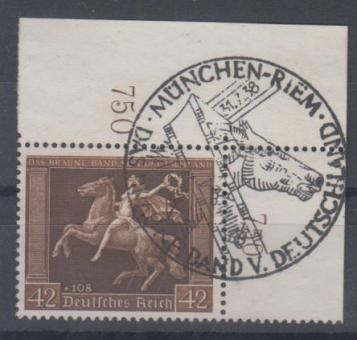 671 - Deutsches Reich Braunes Band Nr. 671 x 