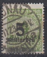 333 - Deutsches Reich Infla Nr. 333 P OPD I 