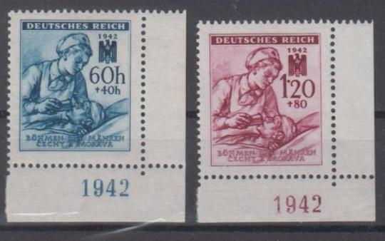 111 - Böhmen & Mähren Nr. 111 EUR + 112 EUR 