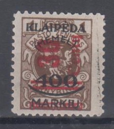 232 - Memel Nr. 232 Type III 