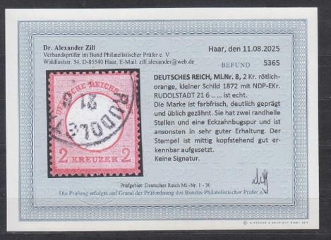 08 - Deutsches Reich Brustschilde Nr. 8 