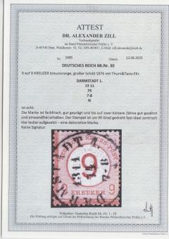 30 - Deutsches Reich Brustschilde Nr. 30 