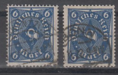 228 - Deutsches Reich Infla Nr. 228 P + W 