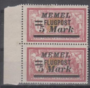 105 - Memel Nr. 105 + Nr. 105 III 