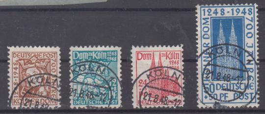 069 - Bizone Kölner Dom Nr. 69-72 