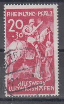 30 - Frz. Zone Rheinland-Pfalz Nr. 30y Type II 