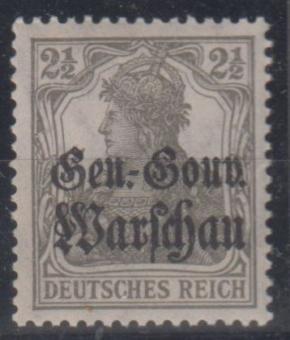 06 - Deutsche Post in Polen Nr. 6 b 