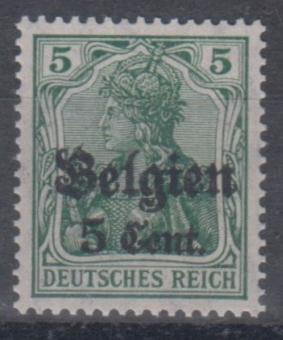 12 - Landespost in Belgien Nr. 12 II 