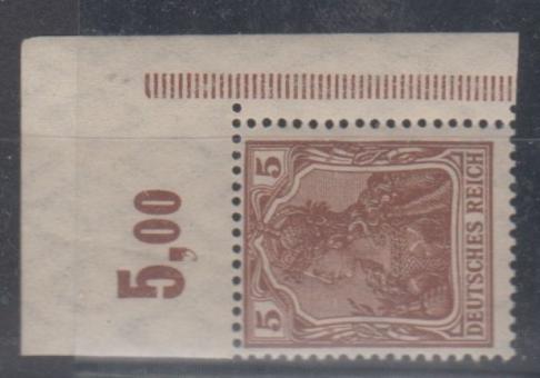 140 - Deutsches Reich Infla Nr. 140 a P OR 
