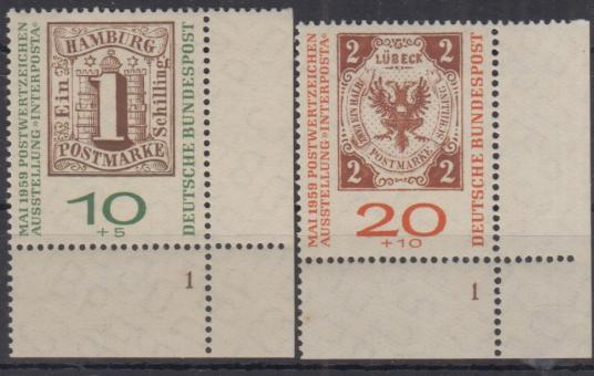0310 - Bund Nr. 310 b + 311 b FN 1 