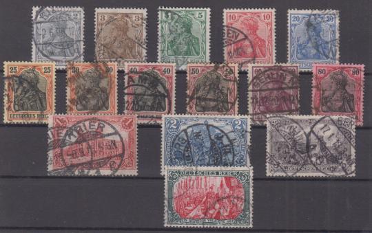 83 - Deutsches Reich Germania Nr. 83 I - 97 AIb 