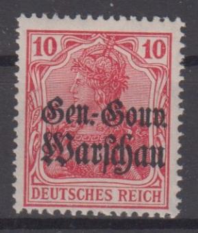 10 - Deutsche Post in Polen Nr. 10 c 