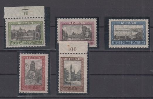 207 - Danzig Nr. 207 - 211 