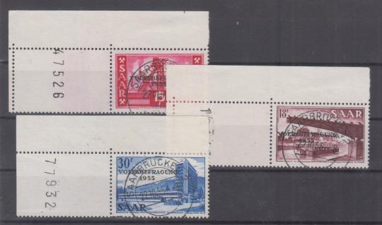 362 - Saarland Nr. 362 - 364 Bogenzähler 