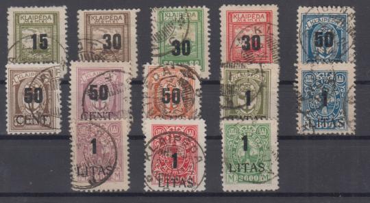 193 - Memel Nr. 193 - 205 