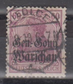 16 - Deutsche Post in Polen Nr. 16 a 