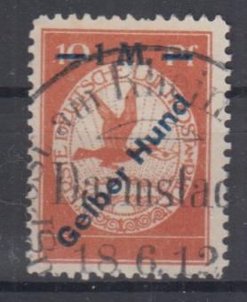 099 - Deutsches Reich Flugpost Nr. IV "Gelber Hund" 