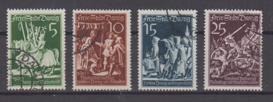 302 - Danzig Nr. 302 - 305 