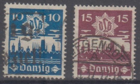 267 - Danzig Nr. 267 + 268 